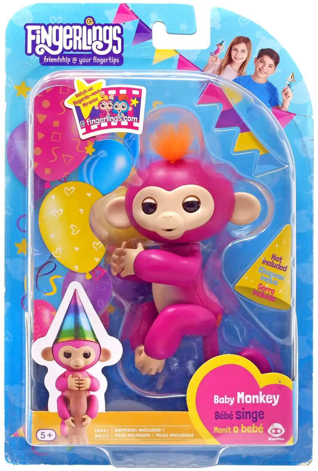 FINGERLINGS Baby Monkey Fiesta Figure