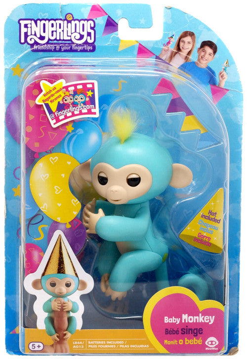 FINGERLINGS Baby Monkey Party Figure