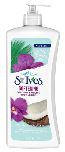 St Ives Body Lotion 21oz Soft & Silky(Coconut/Orchid)