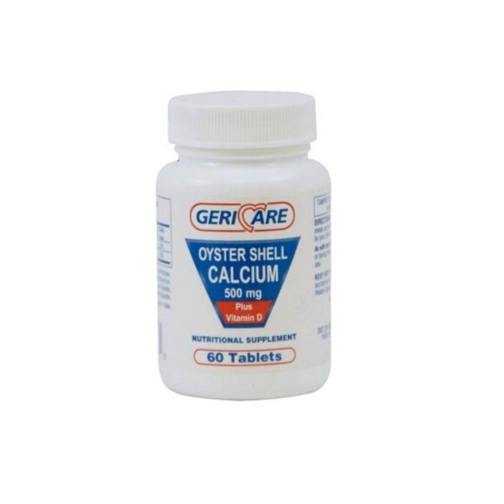 OYSTER SHELL 500 MG CALC+D TAB 1000 GERI