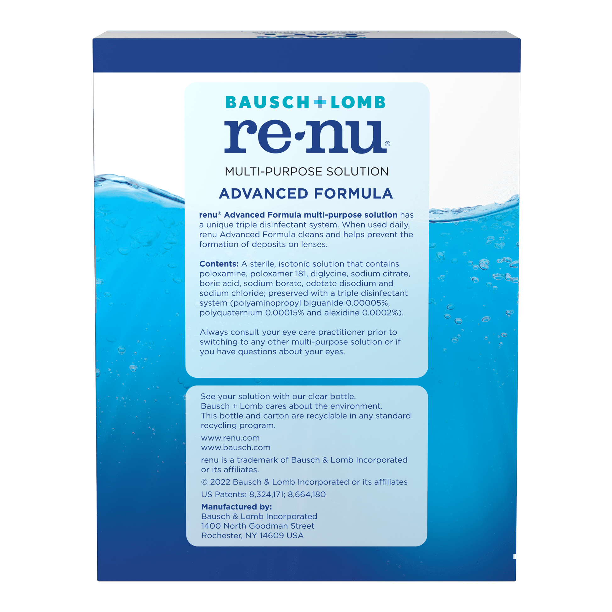RENU ADVANCED FORMULA MPS SOLUTION 4OZ