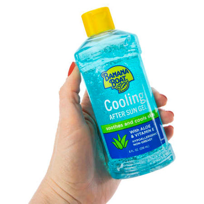 Banana Boat Aloe After Sun Gel 8oz Cooling With Vitamin-E