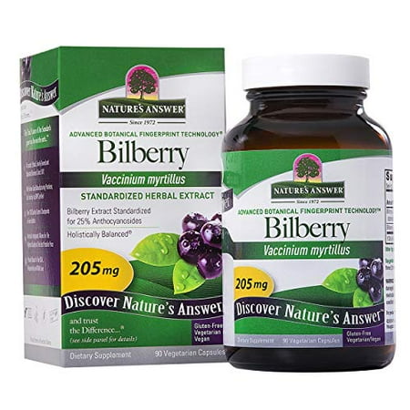 NATURE'S ANSWER BILBERRY STANDARDIZED