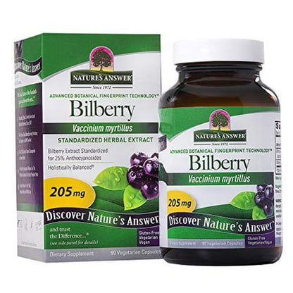 NATURE'S ANSWER BILBERRY STANDARDIZED