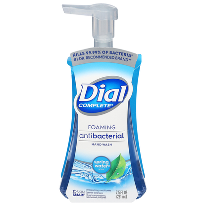 Dial Liquid Soap Anti-Bacteria Spring Water 7.5oz Pump