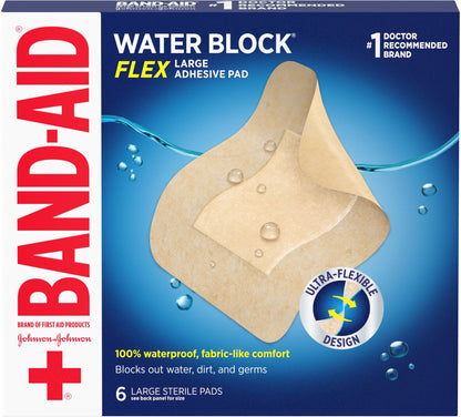 BAND AID WATER BLOCK FLEX A ONE SZ 20CT