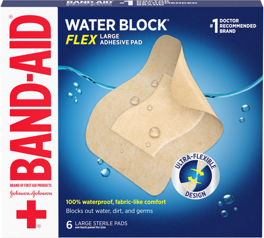 BAND AID WATER BLOCK FLEX A ONE SZ 20CT