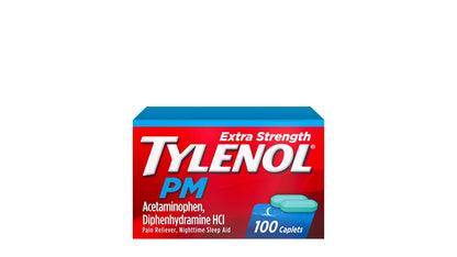 TYLENOL PM EXTRA STRENGTH CAPLET 100CT