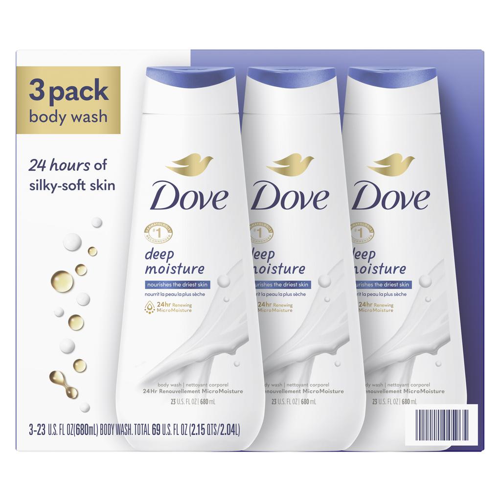 Dove Deep Moisture Body Wash, 3 oz