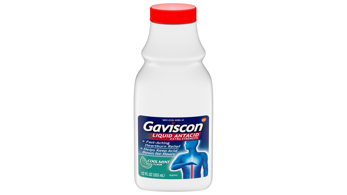 GAVISCON X/STR LIQUID COOL MINT 12OZ