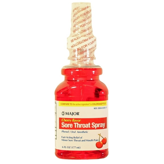 GNP SORE THROAT SPRAY 1.4% CHRY 6OZ