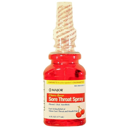 GNP SORE THROAT SPRAY 1.4% CHRY 6OZ