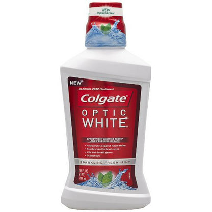 COLGATE OPTIC WHITE MOUTHWASH MINT 16OZ