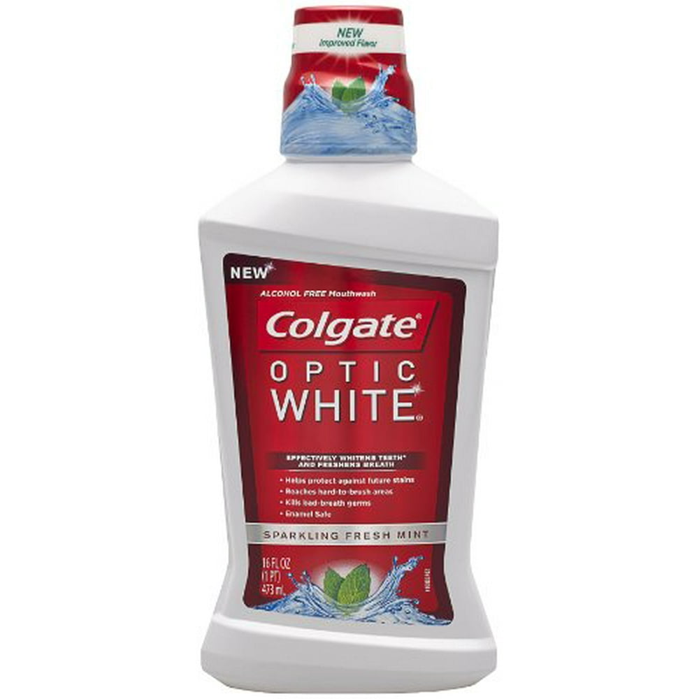 COLGATE OPTIC WHITE MOUTHWASH MINT 32OZ
