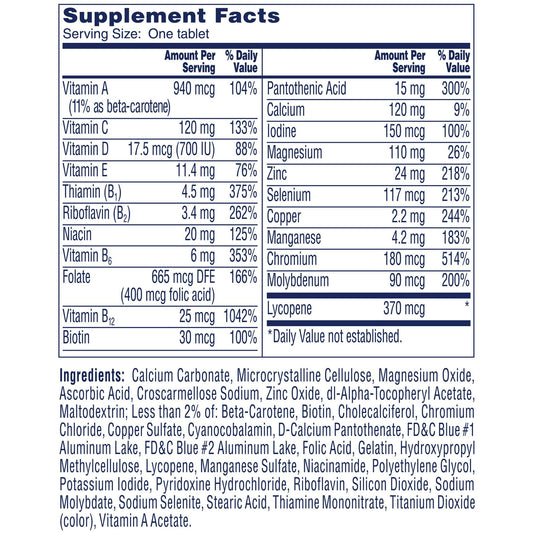 LDR MULTIVITAMIN TB 200 MEN 50+