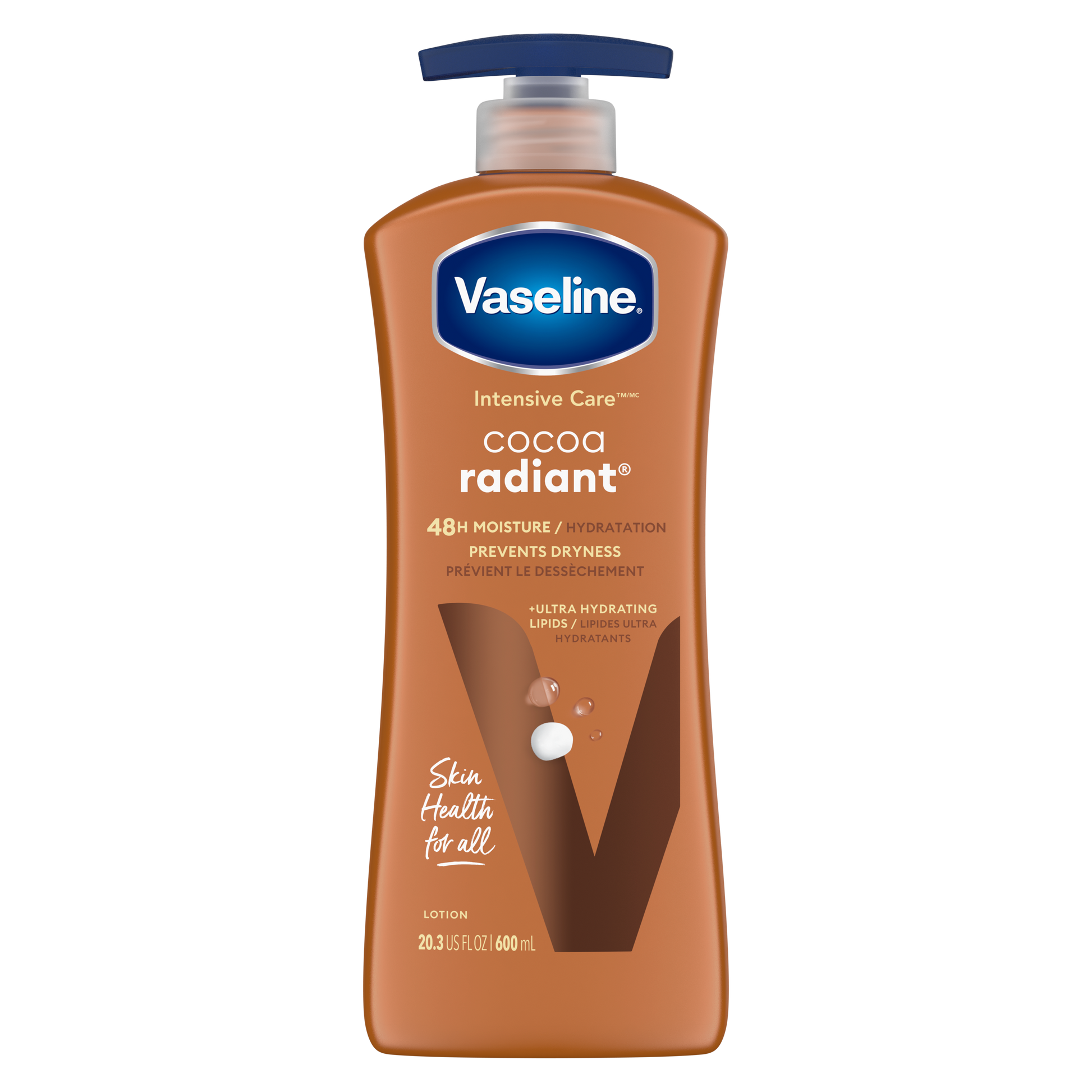 Vaseline Body Lotion Cocoa Radiant 72Hr 20.3oz