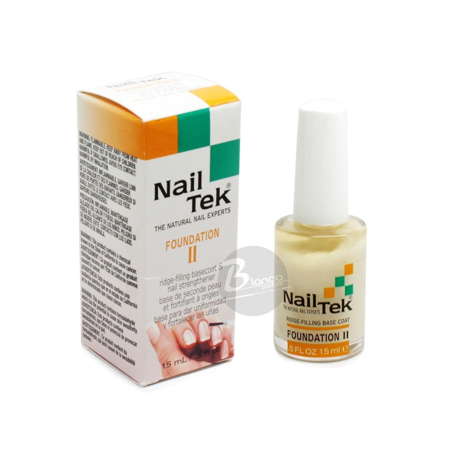NailTek Ridge Filler Formula 2 - Clear, 0.5 oz