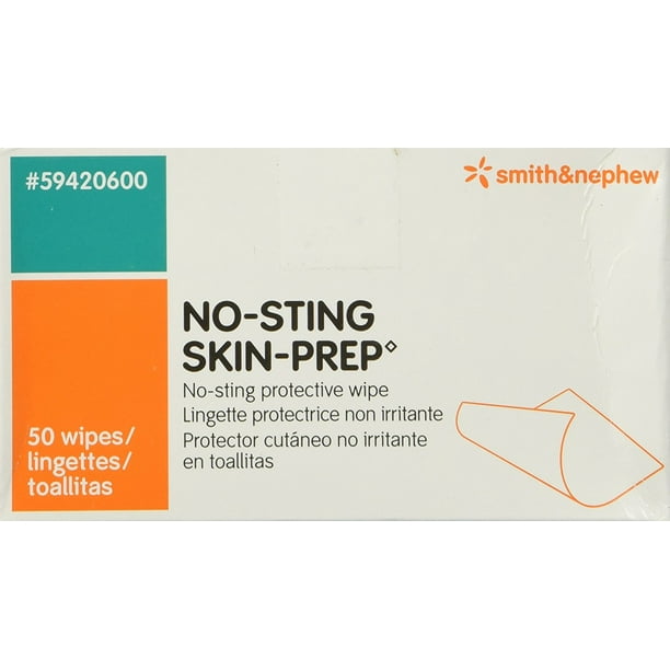 NO STING SKIN PREP WIPE PA 50