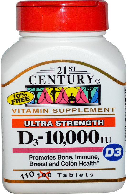 21ST CENTURY D3 GC 10000IU SFT110