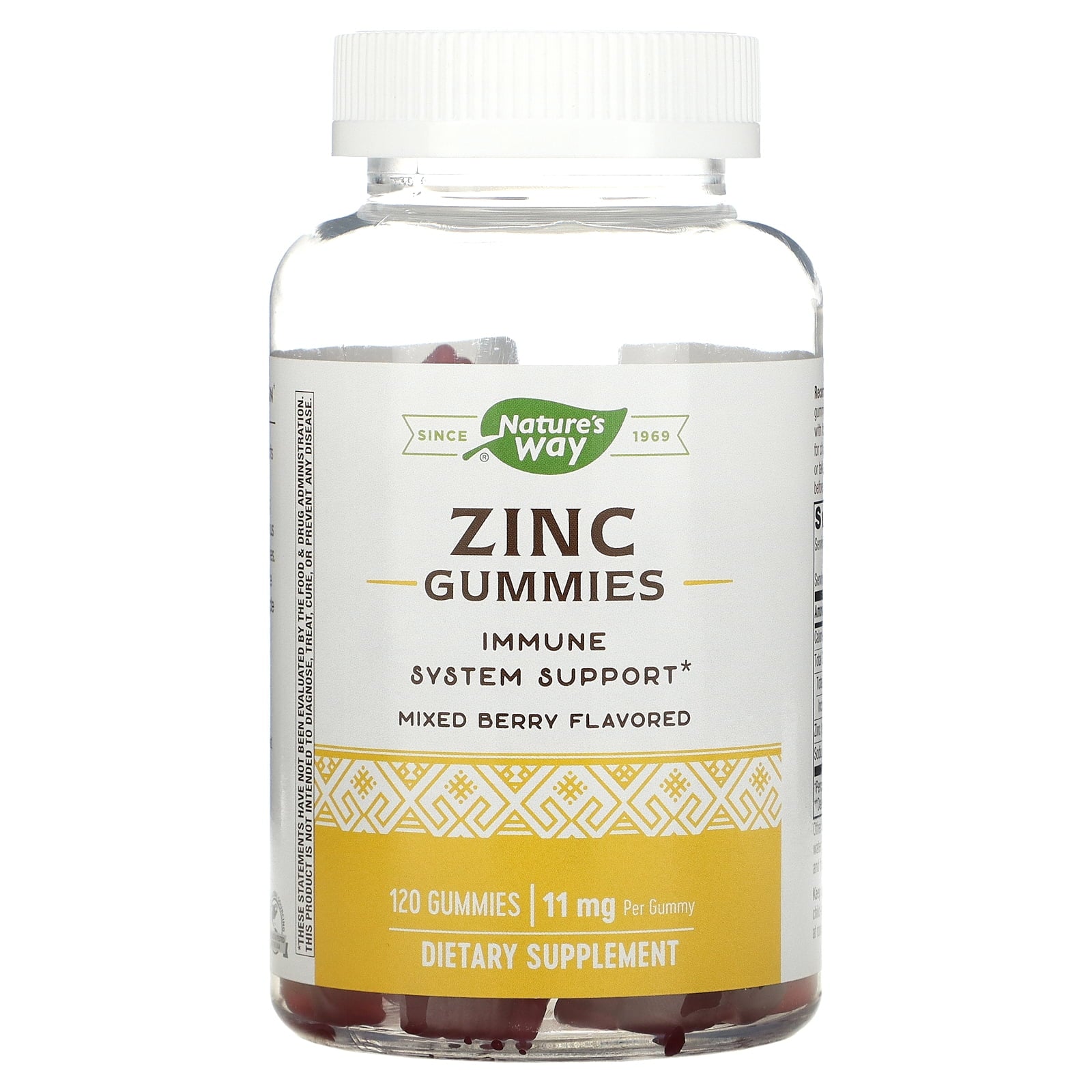 NATURE'S WAY ZINC GUMMY,11 MG