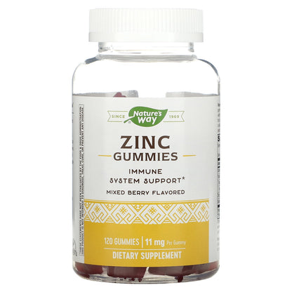 NATURE'S WAY ZINC GUMMY,11 MG