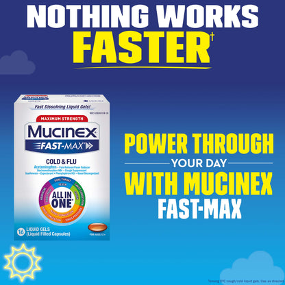 MUCINEX FAST-MAX NT SHFT CLD&FLU 6OZ