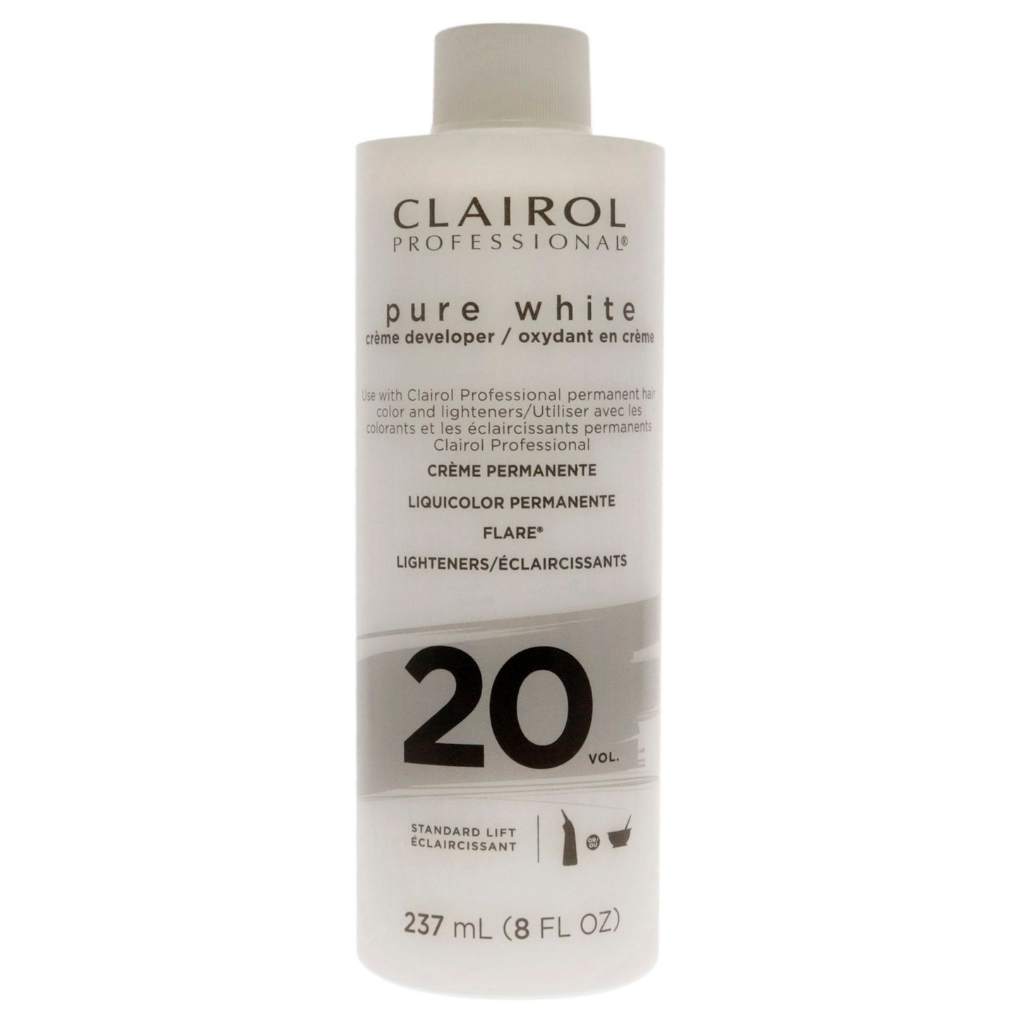 Clairol Pure White 20 Creme Developer Standard Lift 8oz