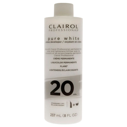 Clairol Pure White 20 Creme Developer Standard Lift 8oz