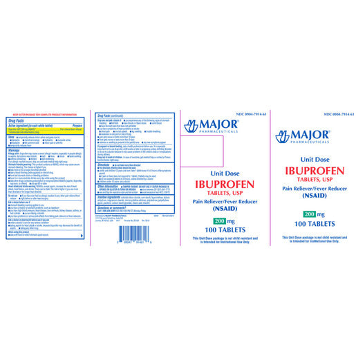 IBUPROFEN TB 200MG 50 CTD