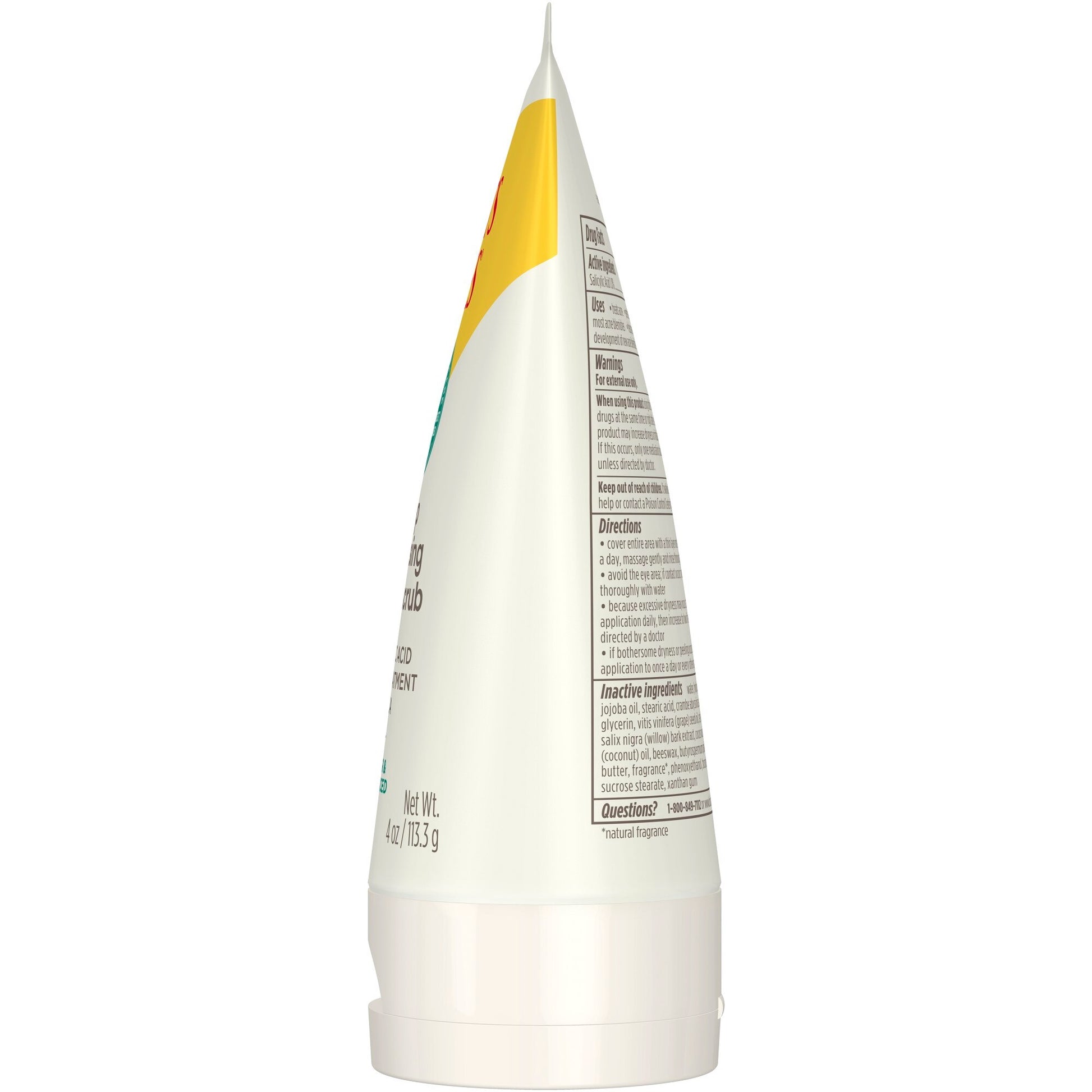 Burt's Bees Clear & Balanced Deep Cleansing Acne Scrub with Salicylic Acid, 4 oz