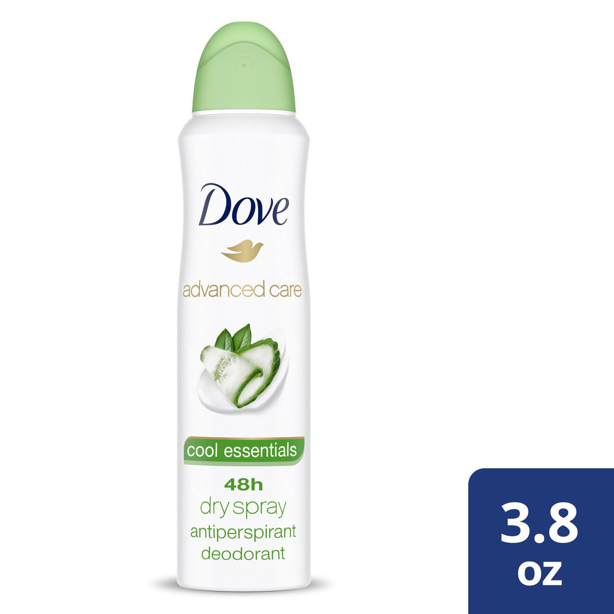 Dove Deodorant 3.8oz Dry Spray Cool Essentials Antiperspirant