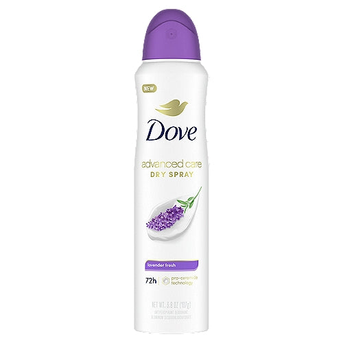 Dove Deodorant 3.8oz Dry Spray Lavender Fresh