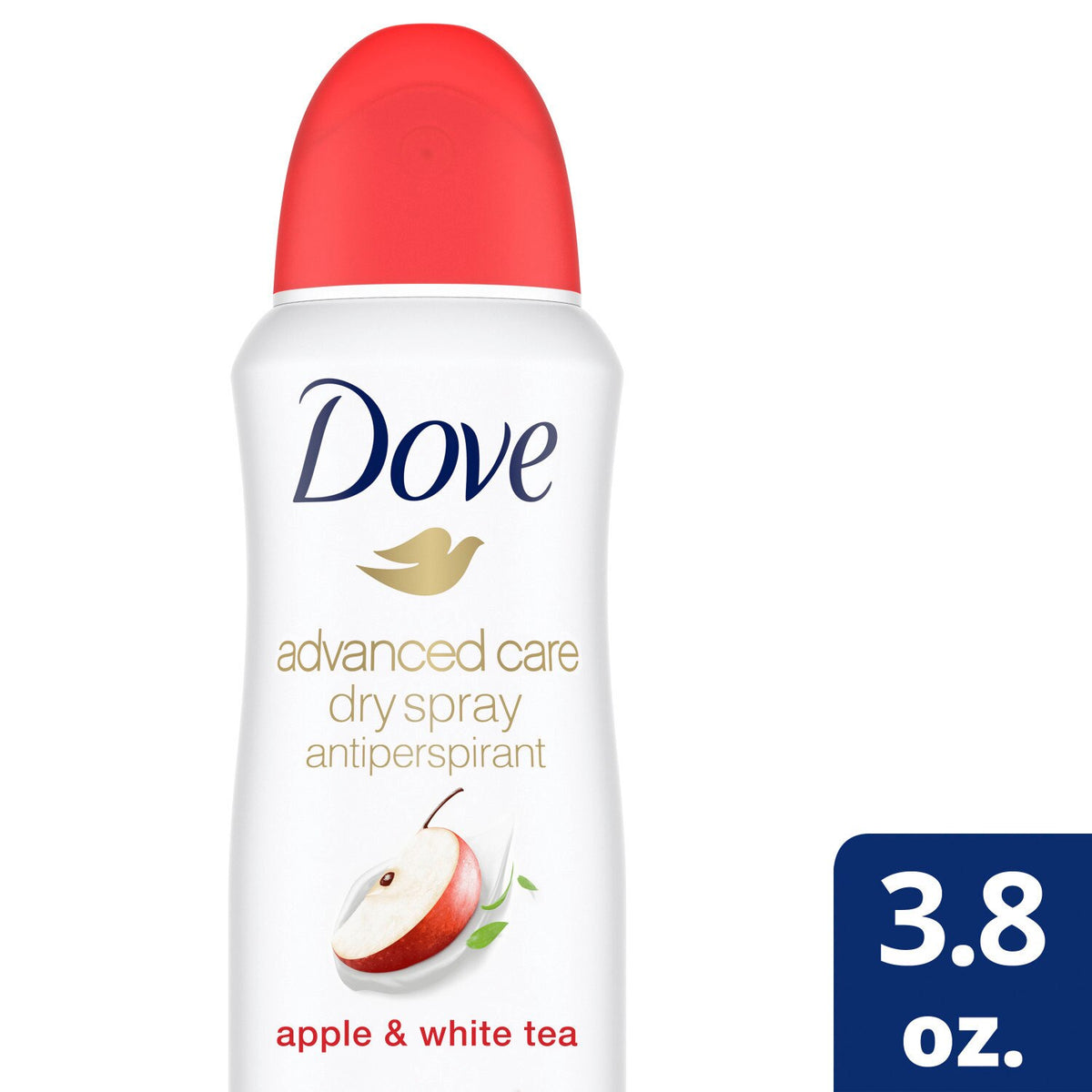 Dove Deodorant 3.8oz Dry Spray Apple & White Tea