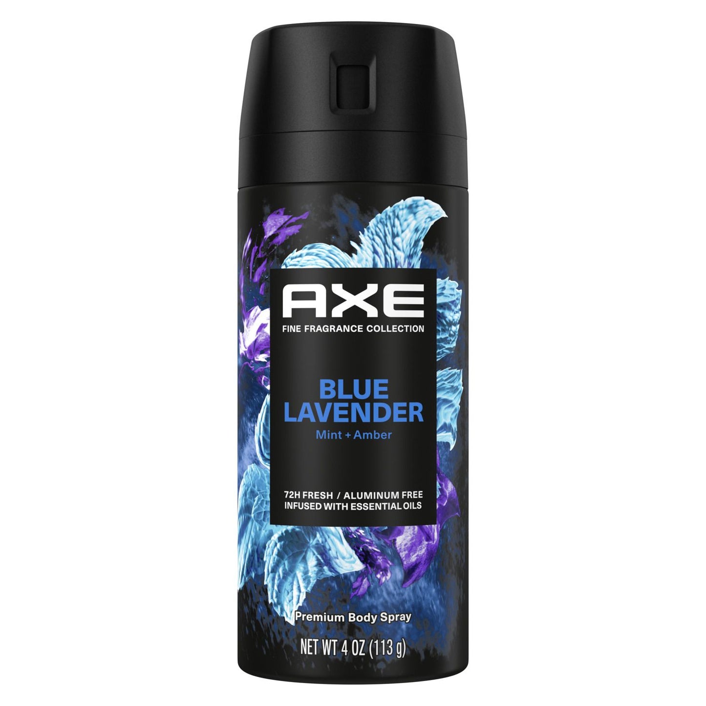 Axe Premium Body Spray Blue Lavender Mint & Amber 4oz