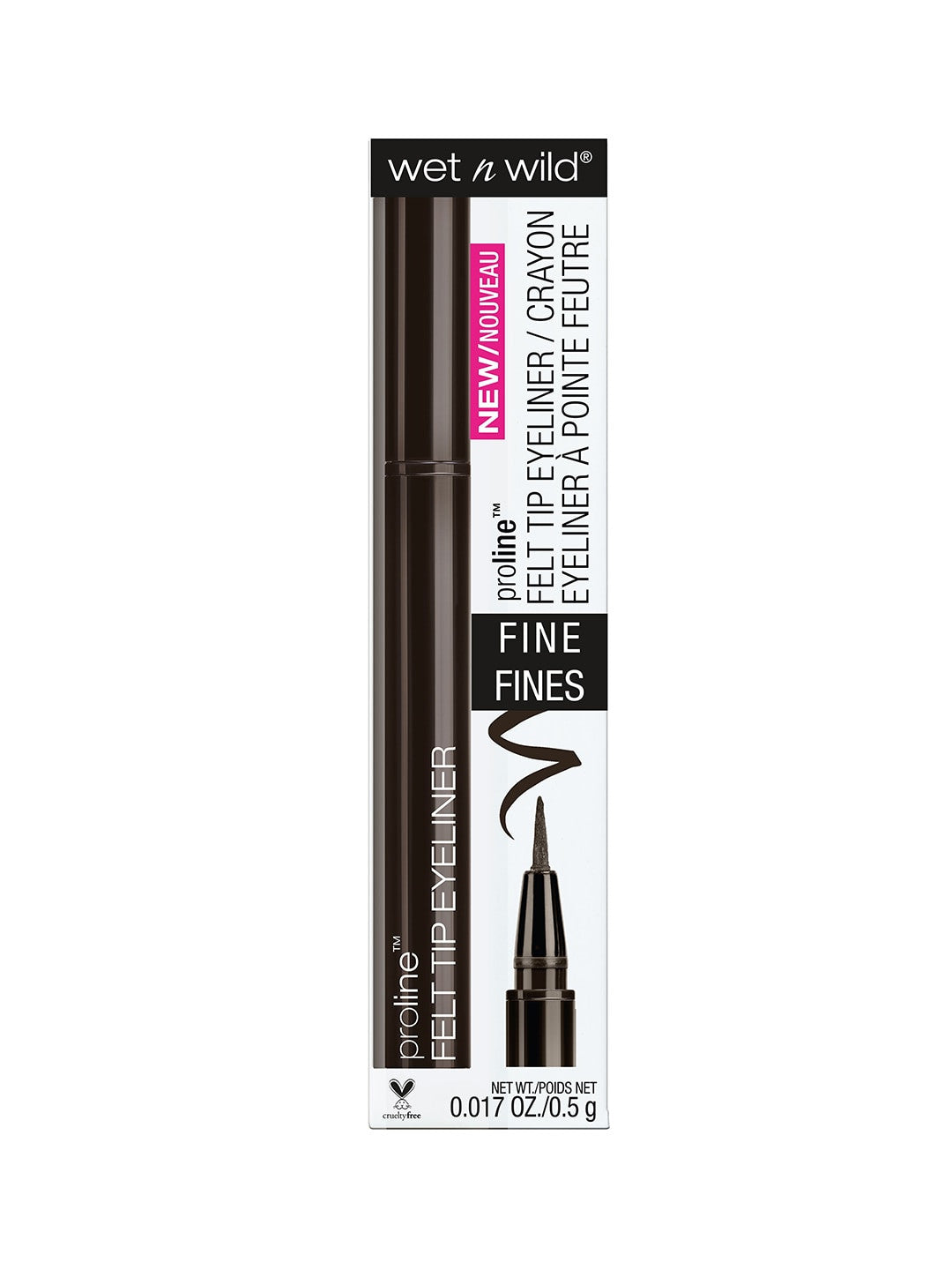 wet n wild ProLine Felt Tip Eyeliner - Dark Brown