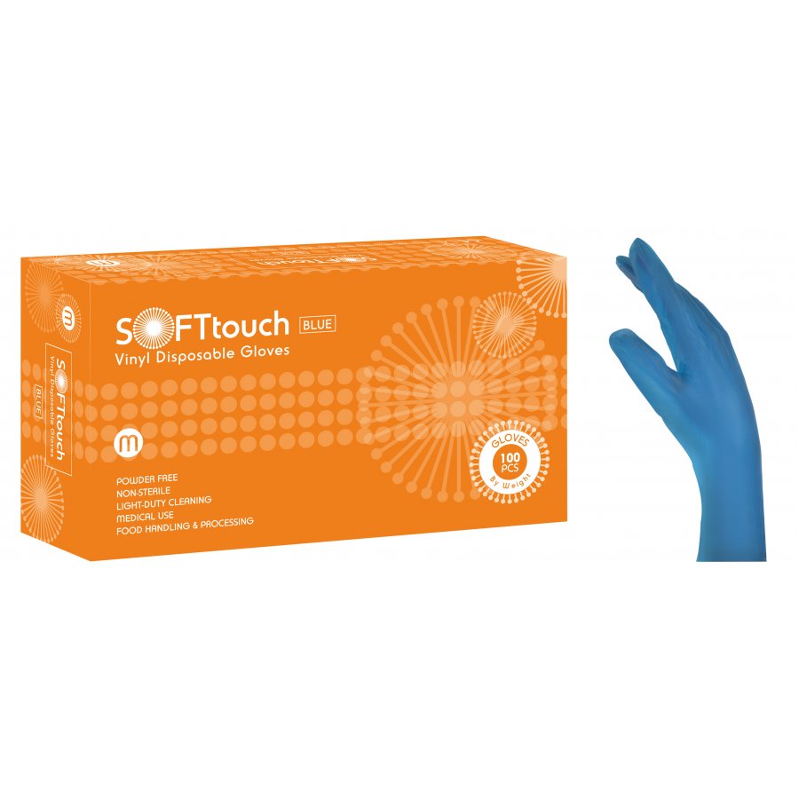 COMFORT TOUCH VINYL GLOVES LRG 100