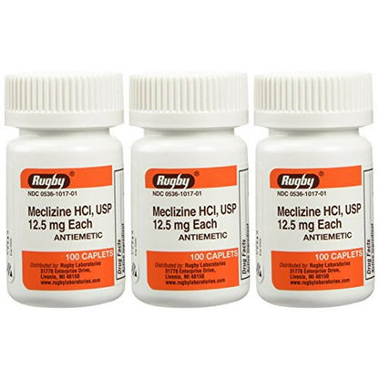 MECLIZINE 12.5 MG CPL 100