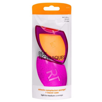 Real Techniques Miracle Complexion Makeup Sponge with Travel Case
