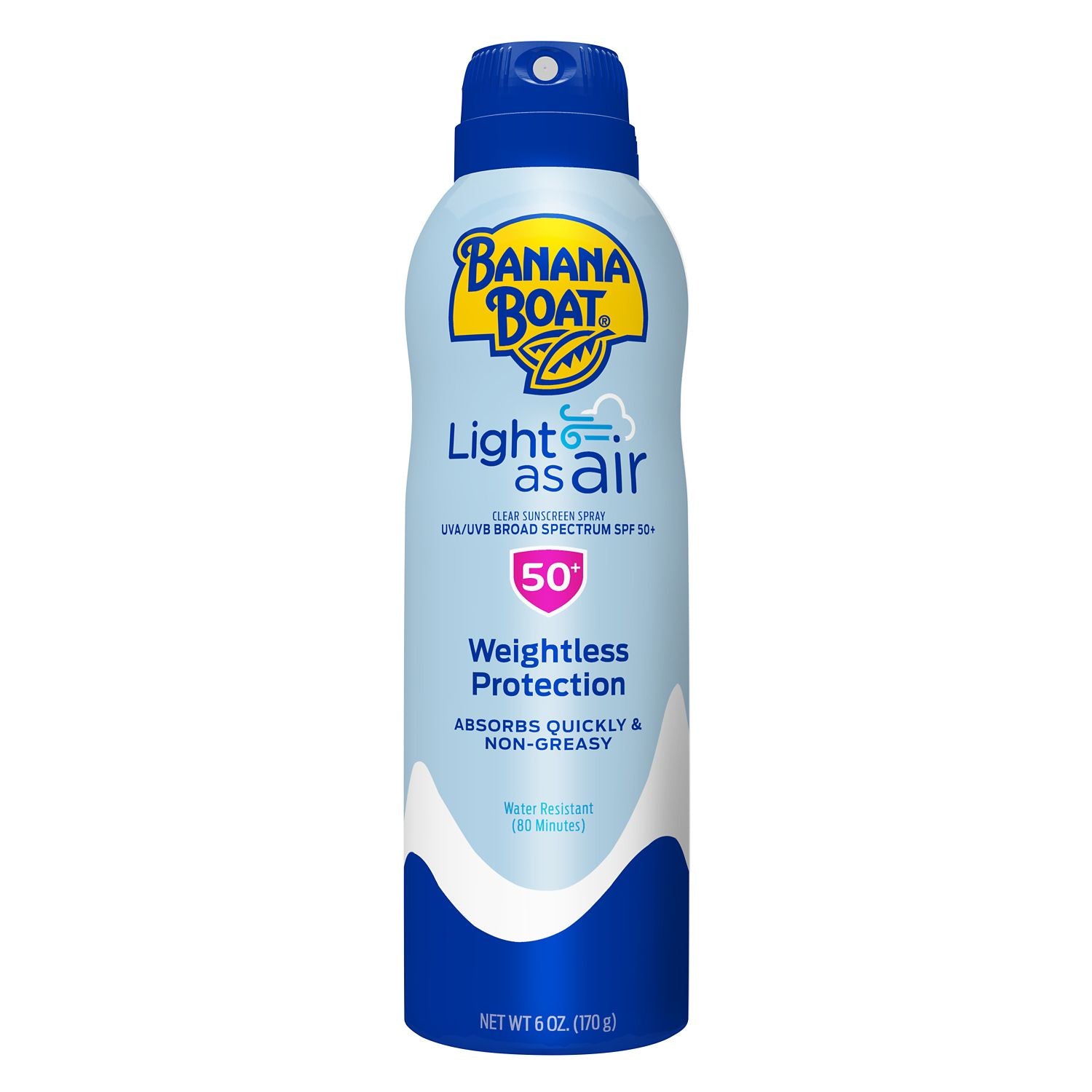 Banana Boat Spf#50+ Light As Air Weightless Lotion 6oz