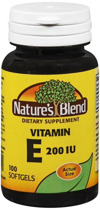 VIT E 100IU SOFTGEL 100CT NAT BLEND