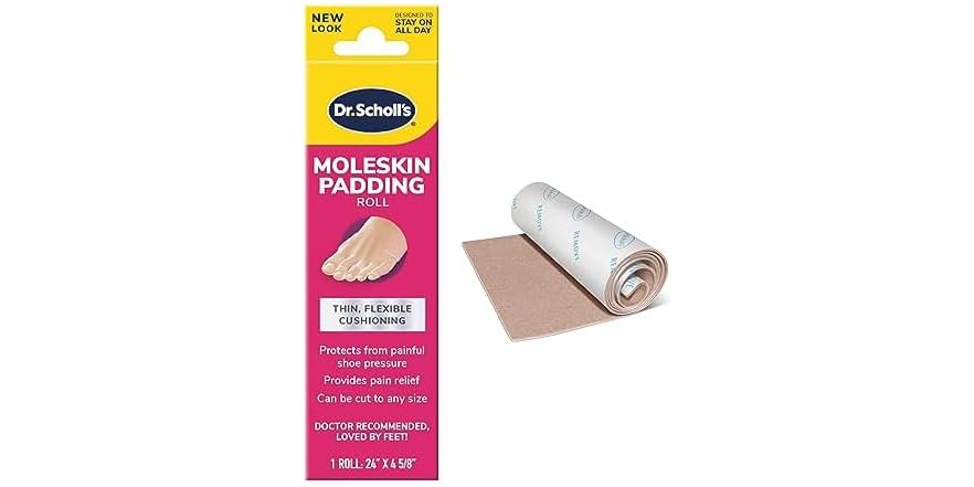 DR SCHOLLS MOLESKIN PADDING ROLL 24FT