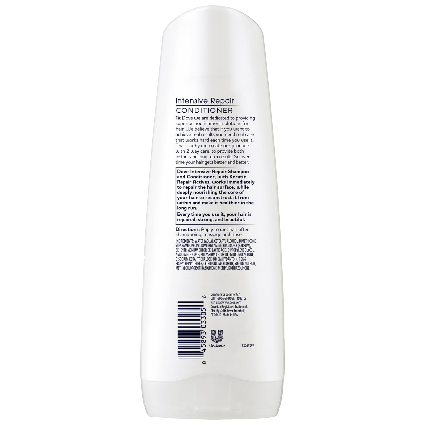 Dove Nutritive Solutions Intensive Repair Conditioner, 3 oz