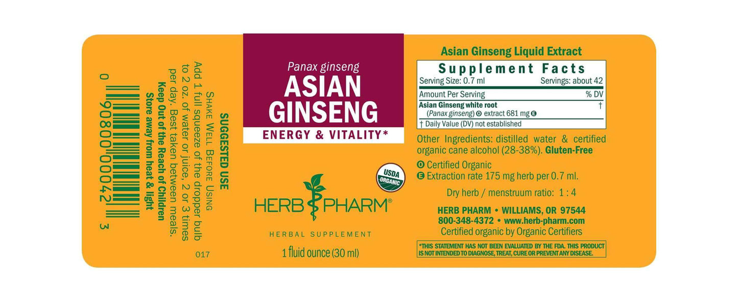 HERB PHARM GINSENG,CHINESE