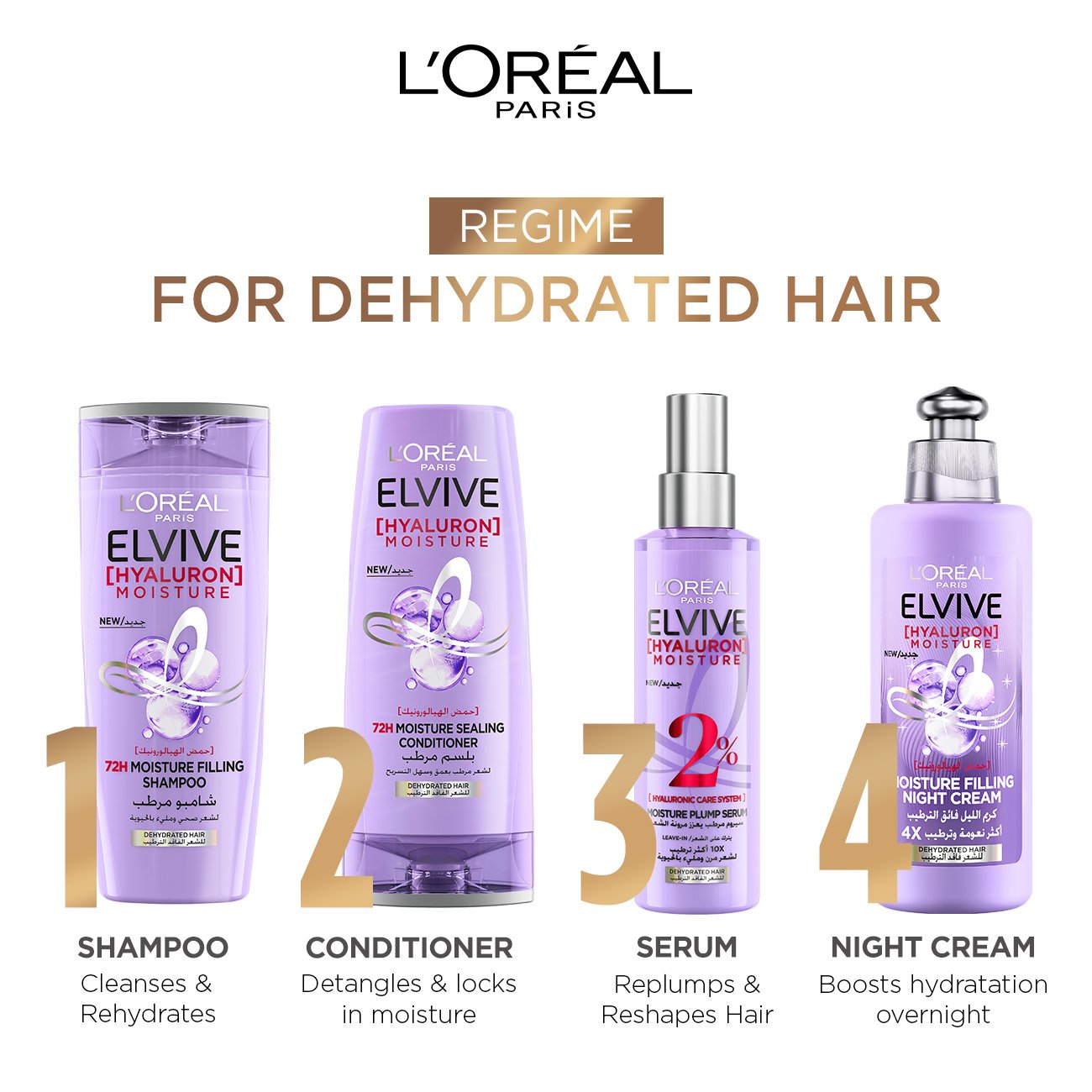 LOREAL ELVIVE LQ 3.4OZ DRM LGTH