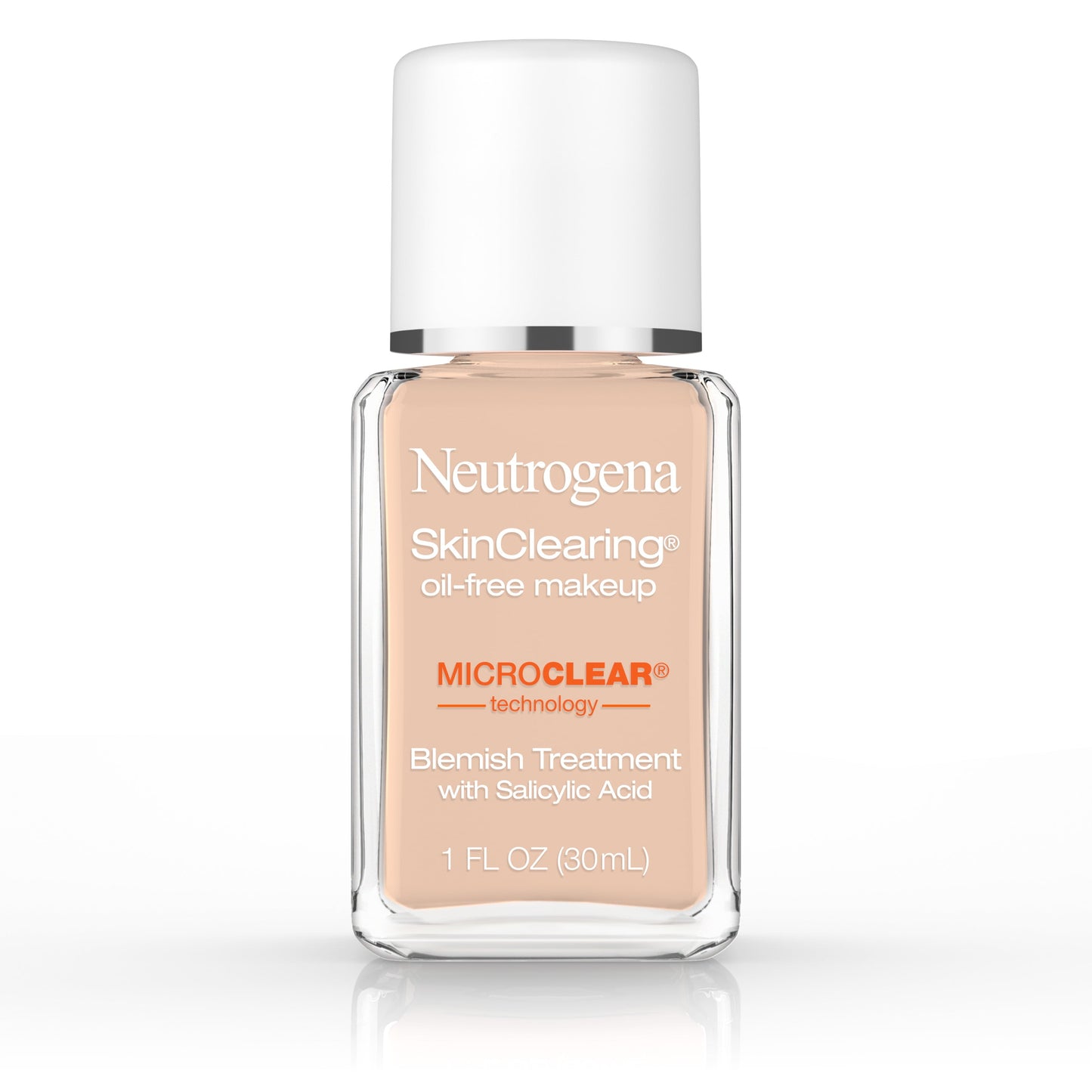 Neutrogena SkinClearing Foundation for Acne, Soft Beige, 1 fl. oz