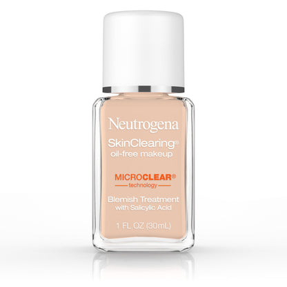 Neutrogena SkinClearing Foundation for Acne, Soft Beige, 1 fl. oz