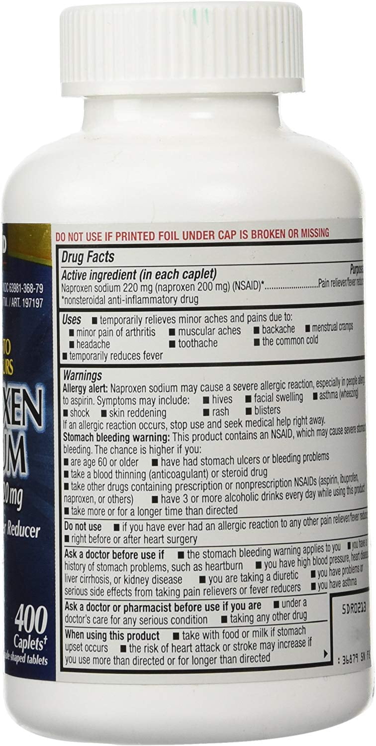 NAPROXEN 220MG TAB 100 RUGBY