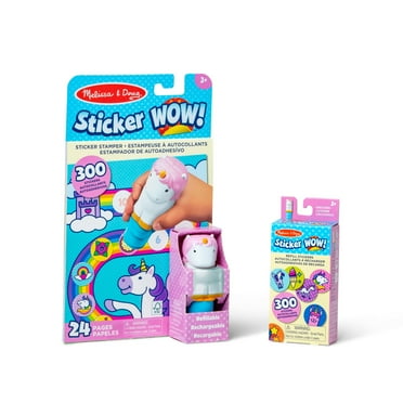 Melissa & Doug Sticker WOW! Activity Pad & Sticker Stamper - Unicorn