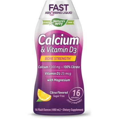 CALCIUM/VITAMIN D LQ 480ML CITRUS