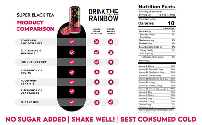 FRUVE SPR BLK TEA LQ 4X473ML SWT